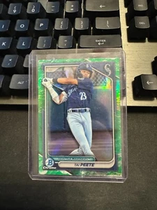 2024 Bowman Chrome Prospects Lunar Glow Refractors #BCP9 Tai Peete - Picture 1 of 2