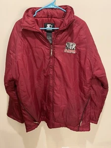 Vintage Alabama Crimson Tide Starter Hooded Jacket Men's Size M Embroidered - Picture 1 of 6