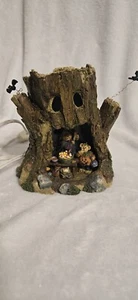 Boyds Bears Esmeralda's Spooky Hollow Halloween Tree Figurine 27610 Lights Up - Picture 1 of 8