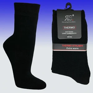 Thermosocken, Baumwollsocken, Softbund ohne Gummidruck, weich, warm, passgenau - Bild 1 von 4