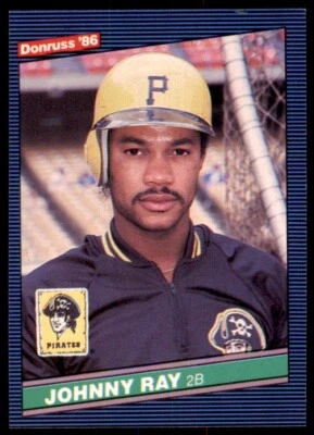 1986 Donruss Johnny Ray Baseball Cards #186 - Image 1 of 2