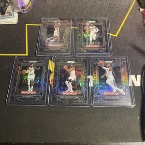 2022-23 Prizm Monopoly Black Classic Icons 5 Card Lot