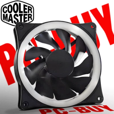Cooler Master 120mm High Airflow 4-Pin Fan | RGB Ring Lighting | DF1202512B2UN - Image 1 of 4