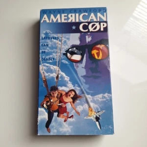 American Cop VHS 1995 Wayne Crawford William Katt Ashley Laurence APix Screener - Picture 1 of 5