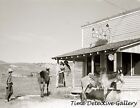 Cowboys at Beer Joint, Birney, Montana - 1939 - Historic Photo Print