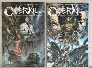 OVERKILL: WITCHBLADE ALIENS PREDATOR DARKNESS (2000) #1-2 COMPLETE SET FULL RUN - Picture 1 of 3