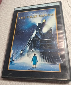 The Polar Express Tom Hanks DVD Classic Christmas family 2004 full screen editio - Imagen 1 de 2