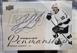 2024-25 UD Premier TANNER JEANNOT Penmanship Auto - Picture 1 of 2