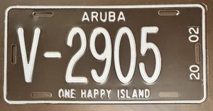 Matrícula Aruba 2002 # V-2905 - Imagen 1 de 1