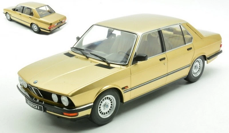BMW 520i E28 1987 Gold 1:18 IXO 18CMC184 - Immagine 1 di 1