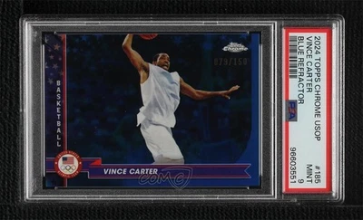 2024 Chrome US Olympic & Paralympic Team and Hopefuls Vince Carter PSA 9 MINT - Image 1 of 2