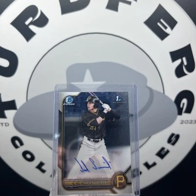 Jack Suwinski 2022 1st Bowman Chrome Prospect Autographs #CPA-JS Auto Pirates - Image 1 of 2
