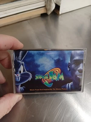 Space Jam Original Soundtrack Bugs Jordan Cassette Atlantic Label 1996 - TESTED - Image 1 of 3