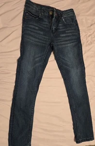 Tommy Hilfiger Jeans EUC Youth Girls Size 10 Skinny Mid Rise Medium Wash Stretch - Picture 1 of 3