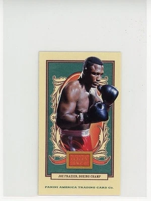 2013 Panini Golden Age #121 Joe Frazier Mini Carolina Brights Green Back - Image 1 of 2