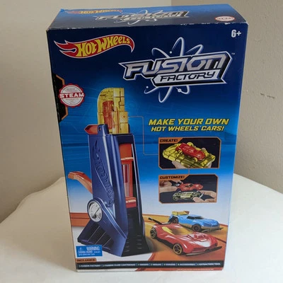 Hot Wheels Fusion Factory Car Maker HotWheels Make Your Own Cars Mattel NIB - Image 1 of 4