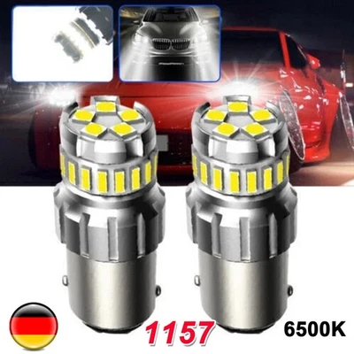 2X CANBUS 1157 BAY15D P21/5W LED Birne Auto Blinker Bremslicht Lampe Glühbirnen#