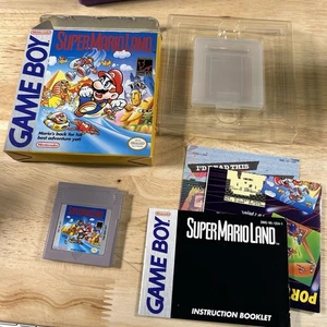 Super Mario Land Nintendo Game Boy completo di scatola ottime condizioni - Foto 1 di 17