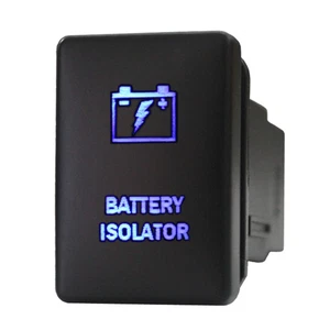 Druckschalter 963B BATTERIETRENNER 12Volt für TOYOTA LANDCRUISER 200 LED BLAU 3A - Bild 1 von 1