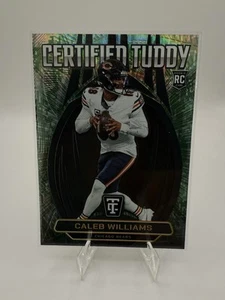 2024 Panini Totally Certified Caleb Williams Certified Tuddy #2 Camo /35 Chicago - Bild 1 von 2