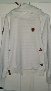 Naketano Hoodie Pullover XL Weiß gestreiften - Bild 1 von 4