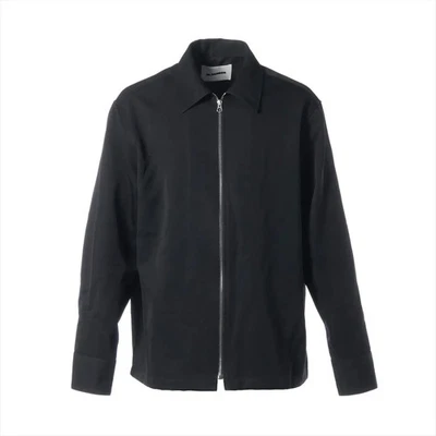 Jil Sander 23SS Wool Jacket 40 Men's Black  J22DL0136 - Image 1 of 4