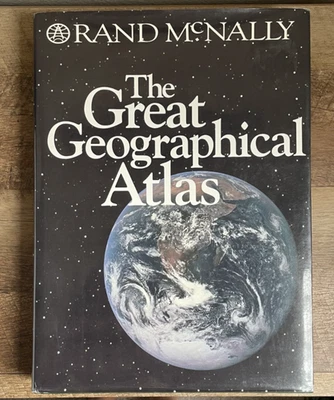Rand McNally The Great Geographical Atlas, 1989 REVISED, HCDJ - Image 1 of 4