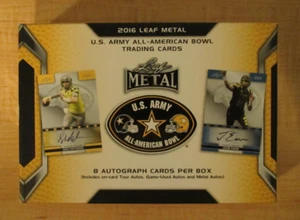 2016 Leaf Metal US Army All-American Bowl Empty Collectible Box Patterson Eason - Picture 1 of 4