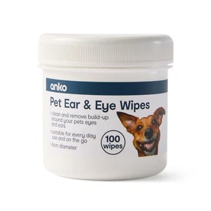100 Pack Pet Ear & Eye Wipes - Picture 1 of 9