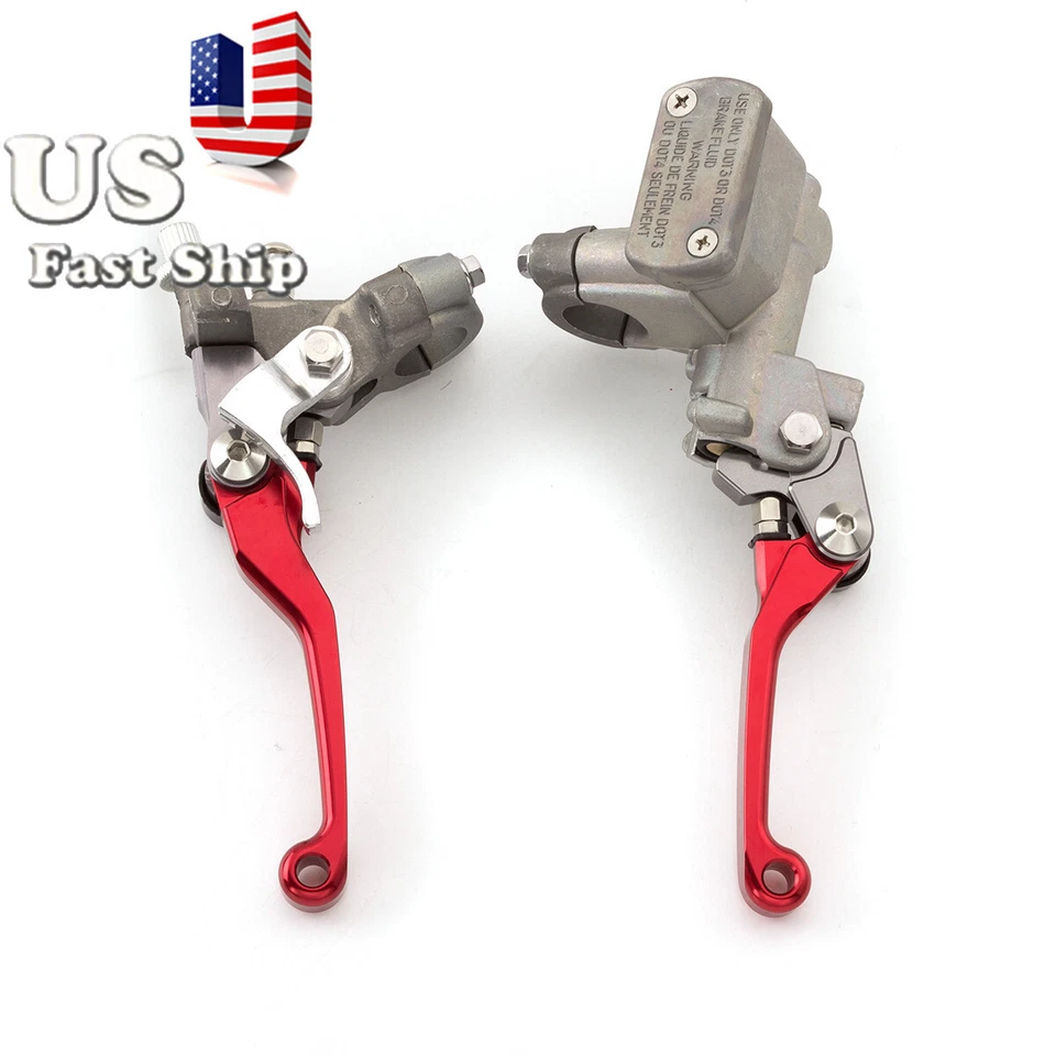 Palanca de depósito de cilindro maestro de embrague de freno hidráulico CNC para CRF250R 2004-2016 Foto 1 de 4