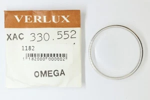 Omega 5083 Silver Vetro Crystal Glass Uhrenglas Verre 135.017 136.033 166.051 - Imagen 1 de 1