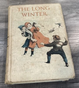TRUE Vintage 1953 THE LONG WINTER by Laura Ingalls Wilder Hardcover Harper & Row - Picture 1 of 5