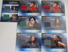 2013 ALPHAS Trading Cards Season 1 COSTUME Cards 7 Card Set