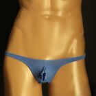 Stylish And Fashionable Mens Pouch Low Waist T Back Panties In Ice Silk