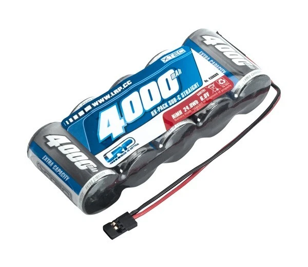 LRP 430609 XTEC 1/5 RX-pack Straight SubC NiMH JR 6.0V 4000mAh - Bild 1 von 1