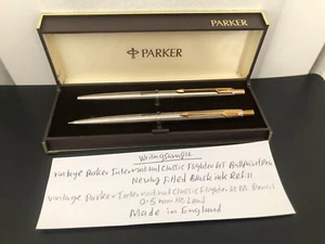 Vintage Parker International Classic Flighter GT Pen & Pencil Set. “Ovaltine” - Picture 1 of 9