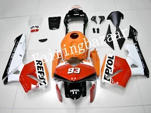 Fit for 2003 04 CBR600RR Race Mold REPSOL White Orange ABS Injection Fairing Kit - Foto 1 di 10