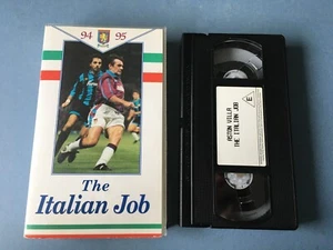 ASTON VILLA THE ITALIAN JOB VHS VIDEO VINTAGE - Imagen 1 de 5