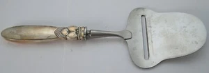 Georg Jensen Cactus Pattern Sterling Silver Cheese Slicer Stainless Steel Blade - Picture 1 of 7