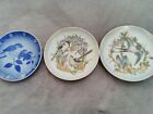 Hutschenreuther Germany Plate June/February Bird and Blue Robin Bird with babies