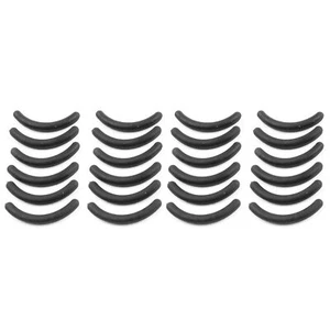 24 Pcs Black Rubber Makeup Tool Eyelash Curler Replacement Pads for Lady Make... - Picture 1 of 2