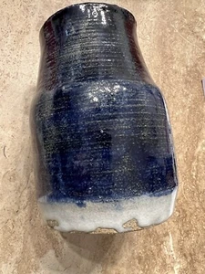 Vintage Vase sandglasiert Keramik signiert RL Nummeriert 4 - Bild 1 von 10