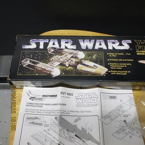 Planeador de lanzamiento manual Y-Wing Fighter de Estes, todas las piezas e instrucciones - Imagen 1 de 6