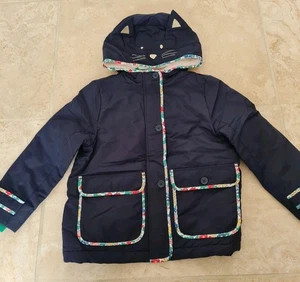 Mini Boden NIÑAS Acogedora Chaqueta Acolchada Abrigo Azul Marino Edad 6-7 Años Totalmente NUEVA G7 - Imagen 1 de 6