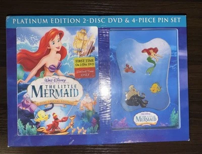 Disney's The Little Mermaid Special Edition 4-Piece Pin Set Brand New 2006 - Image 1 of 4