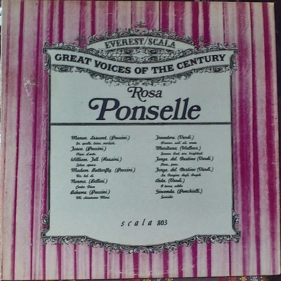Rosa Ponselle, Great Voices Of The Century, (LP, Comp), NM or M-, 3664401684 - Image 1 of 3