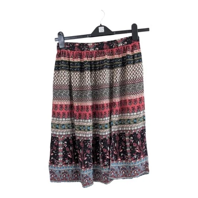 Hollister Floral Multi Pattern Knee Length Skirt Size Small - Image 1 of 4