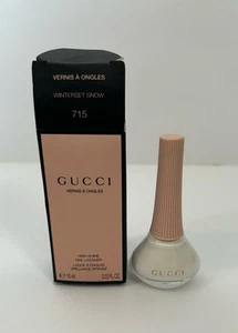 Gucci Vernis A Ongles Winterset Snow 715 High Shine Nail Lacquer 10mL / 0.33oz - Picture 1 of 10