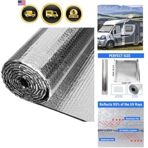 Hoja de lámina de aislamiento reflectante para ventanas techo puertas de garaje autocaravana verano... - Imagen 1 de 11