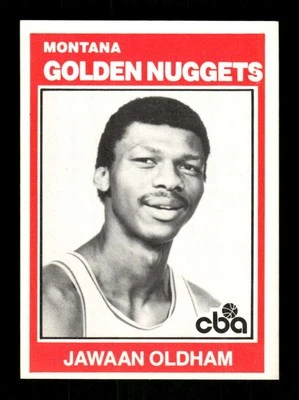 1981-82 TCMA CBA Montana Golden Nuggets 60 Jawaan Oldham XRC rookie  NM or bette - Image 1 of 2